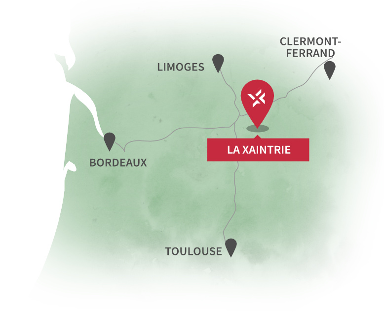 Localiser la Xaintrie en France